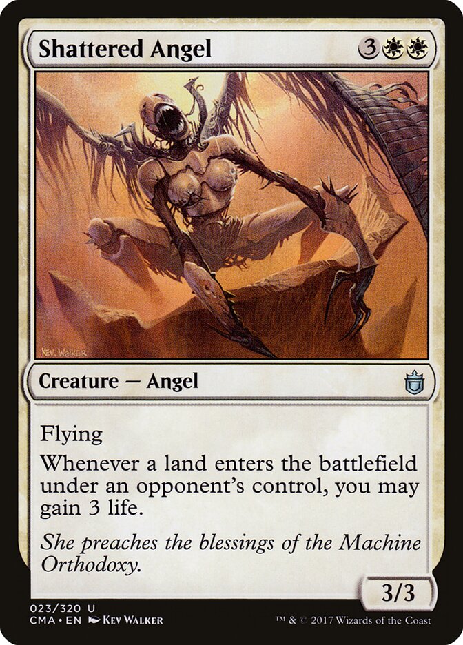 Shattered Angel card front