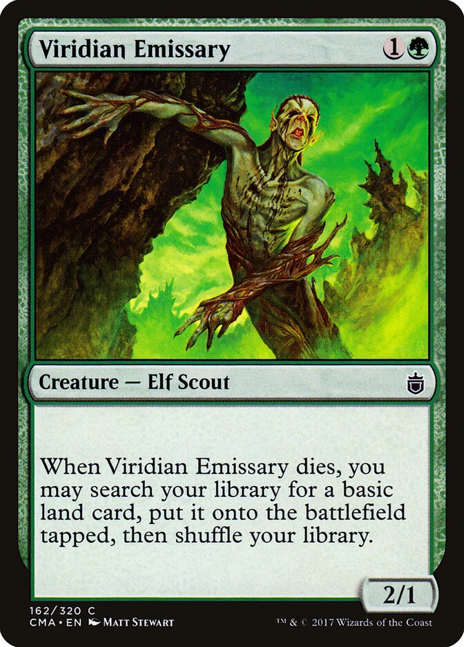 Viridian Emissary card front
