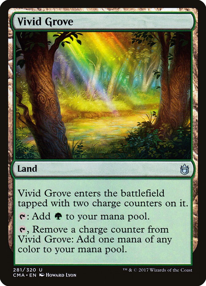 Vivid Grove card front