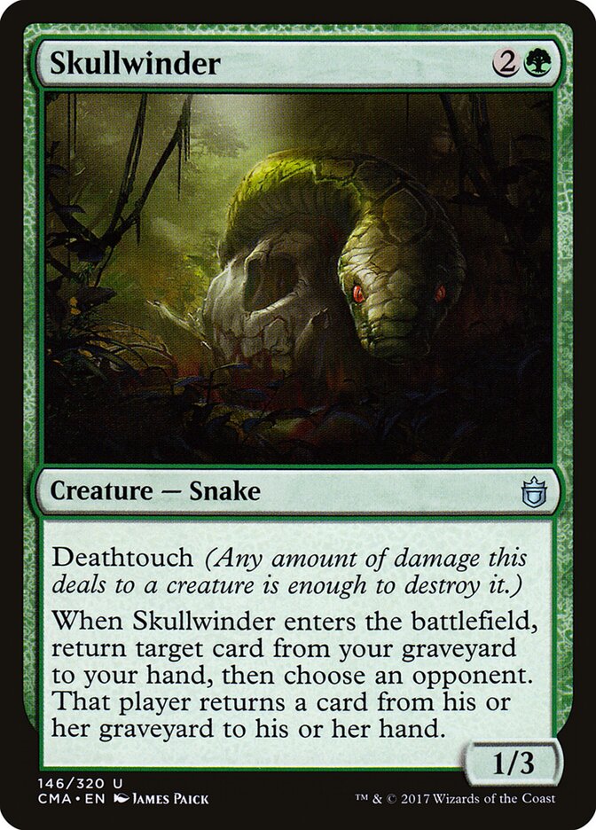 Skullwinder card front