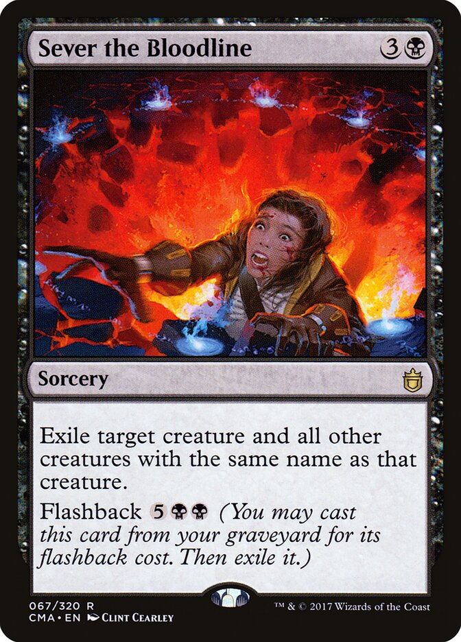 Sever the Bloodline card front