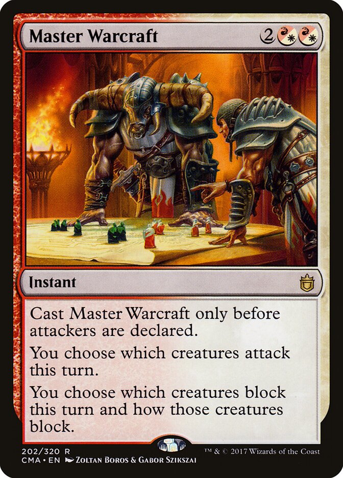 Master Warcraft card front