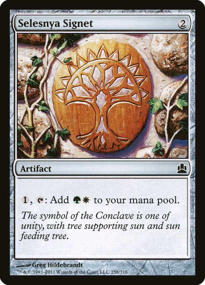Selesnya Signet card front