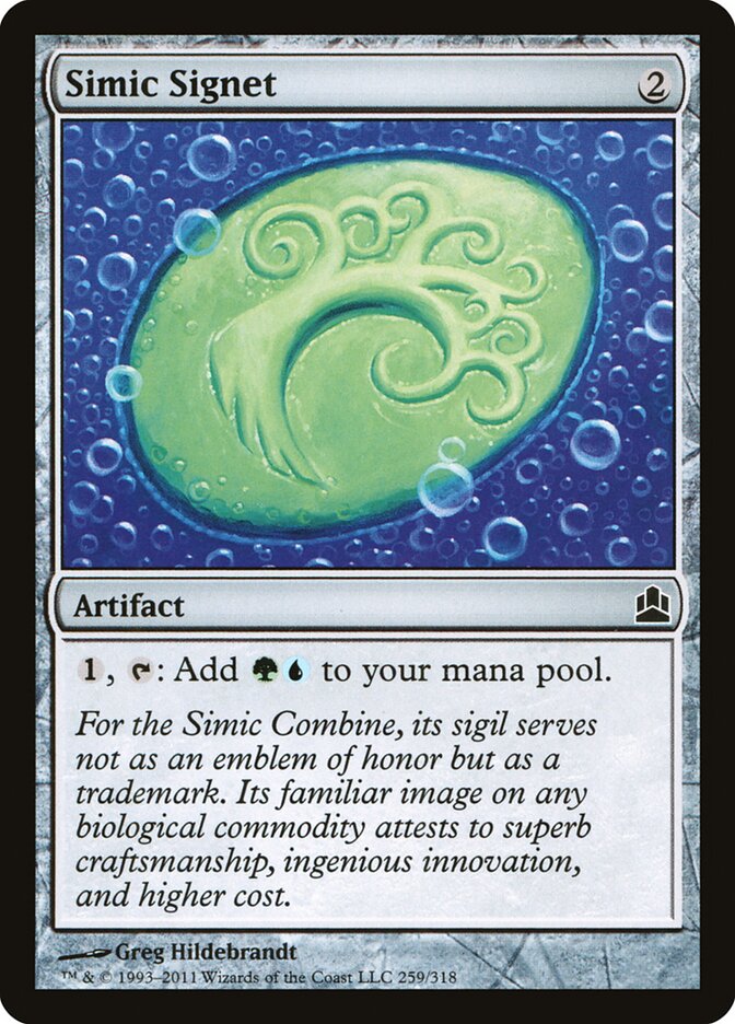 Simic Signet card front