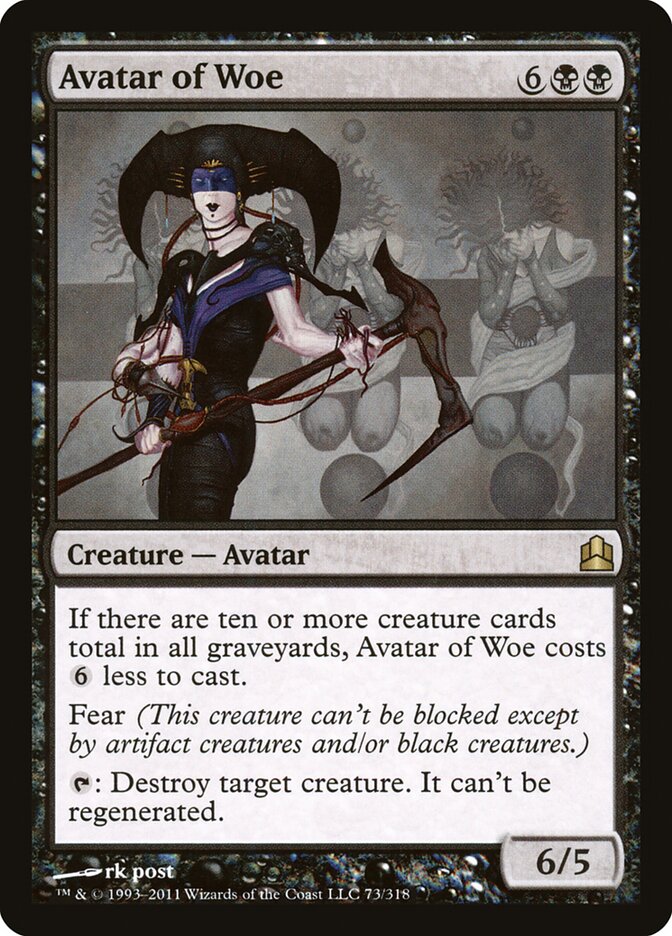 Avatar of Woe card front