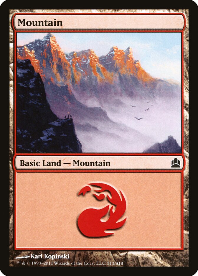 Mountain card front