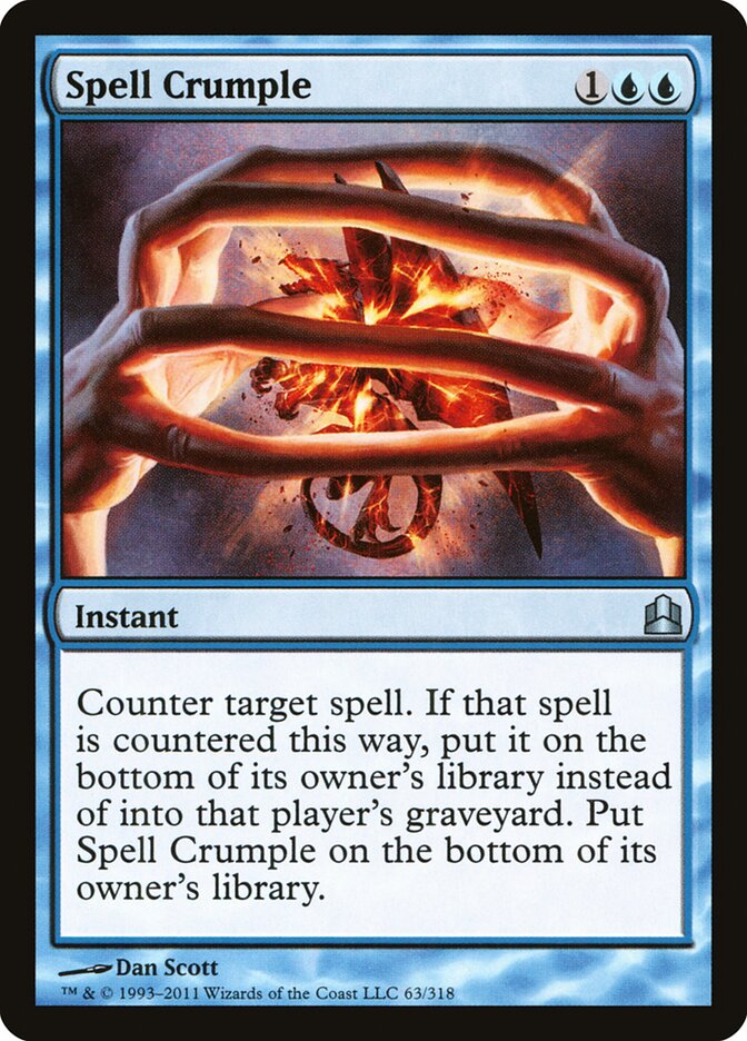 Spell Crumple card front