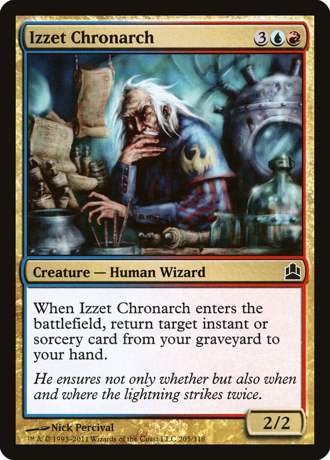 Izzet Chronarch card front