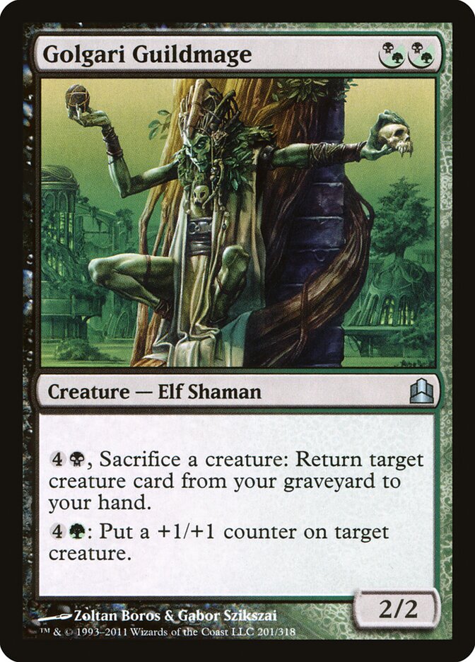 Golgari Guildmage card front