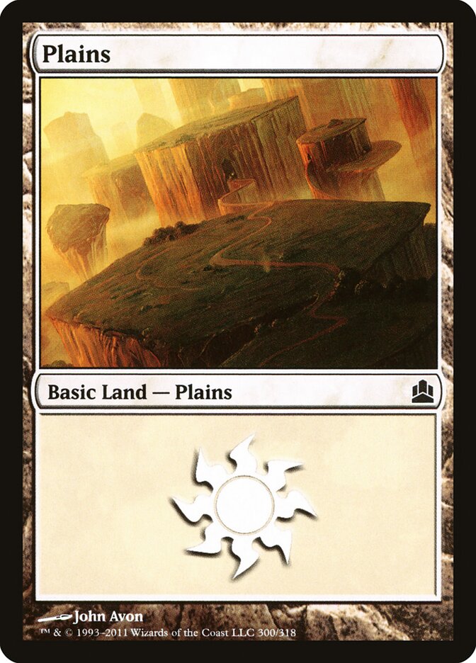 Plains card front