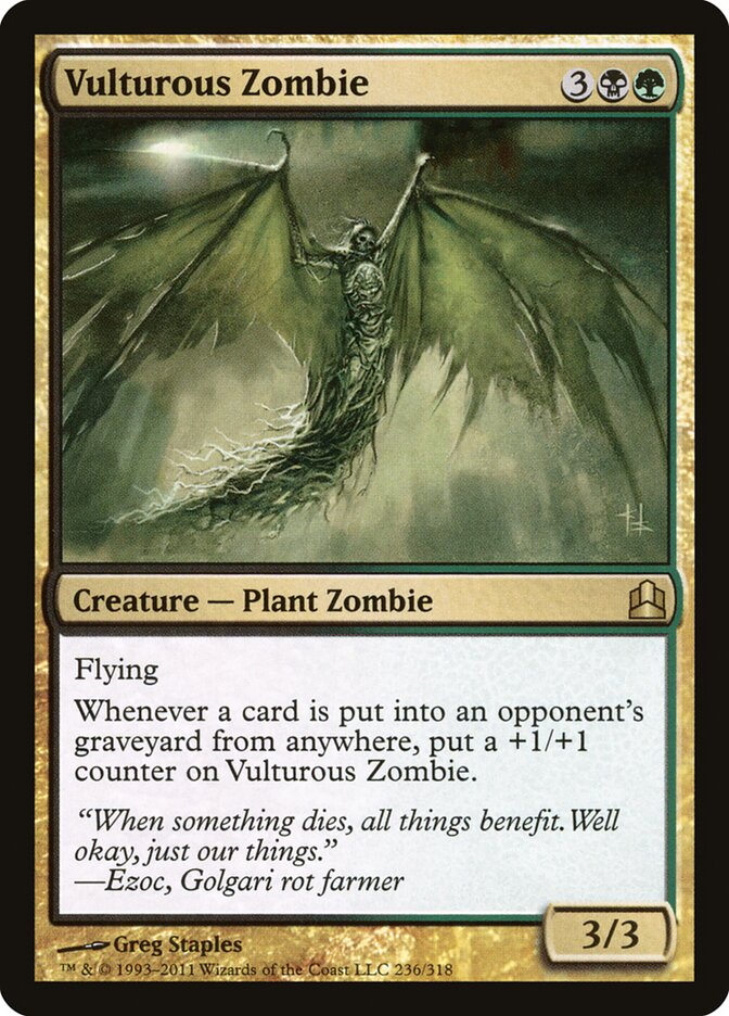Vulturous Zombie card front