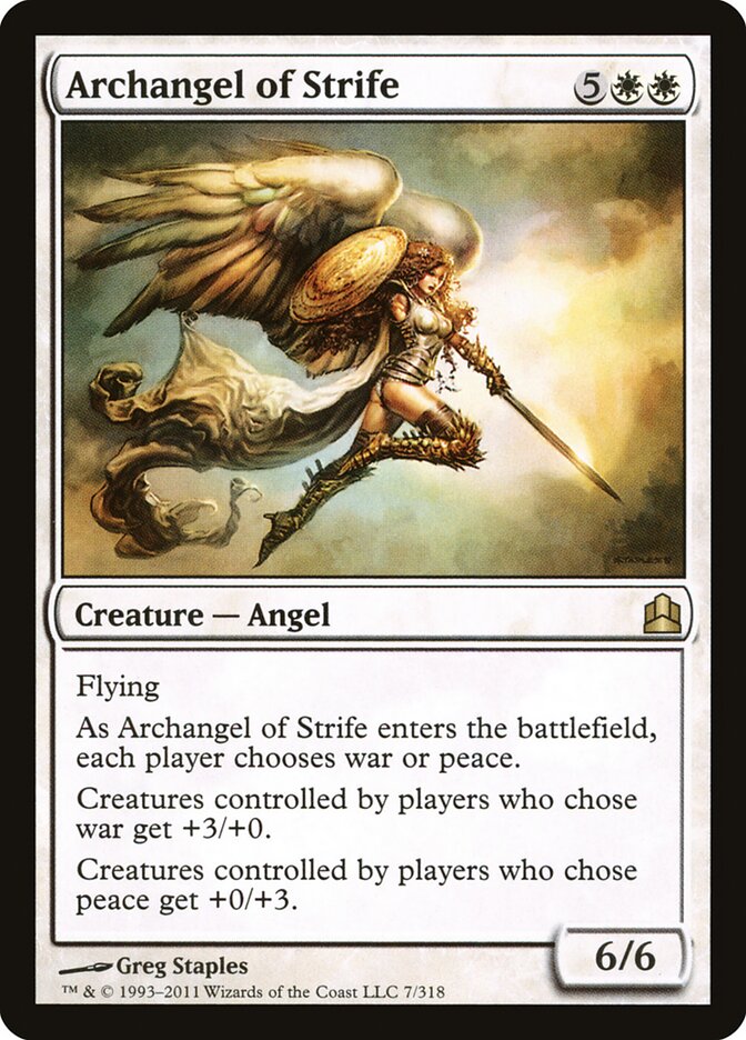 Archangel of Strife card front