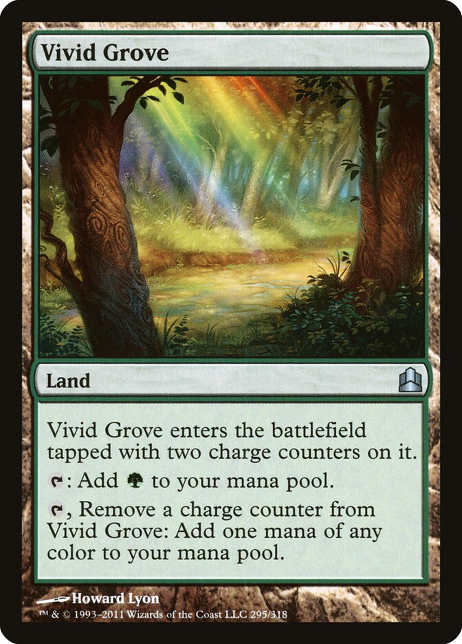 Vivid Grove card front