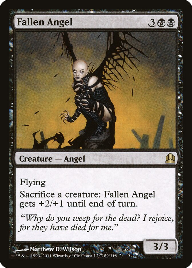 Fallen Angel card front