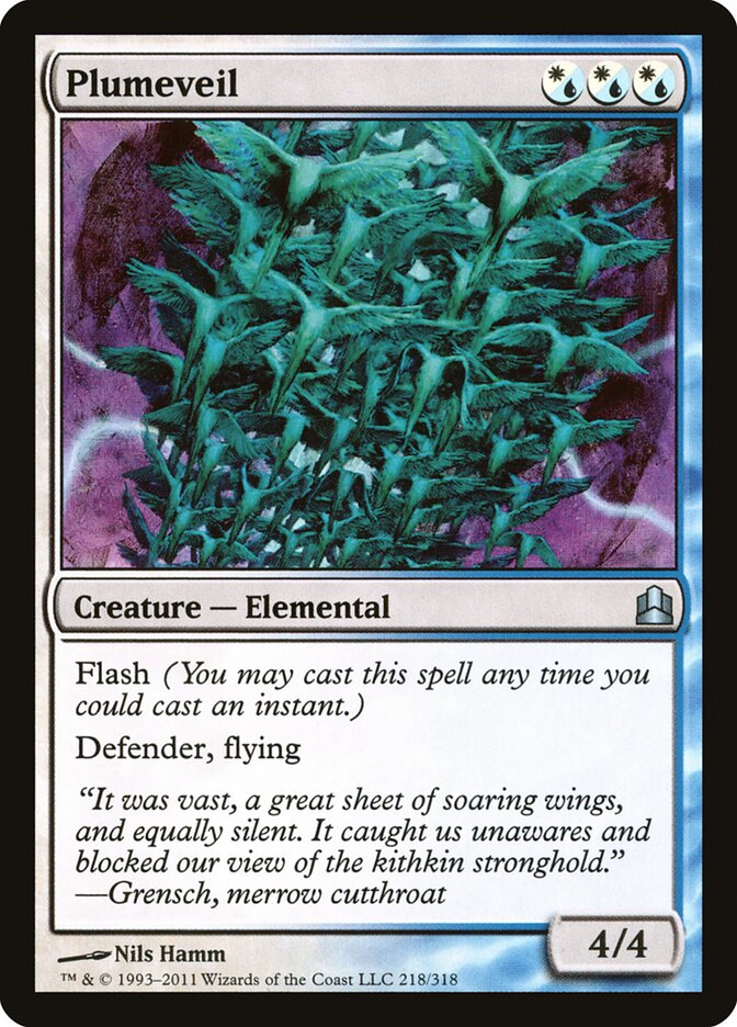 Plumeveil card front