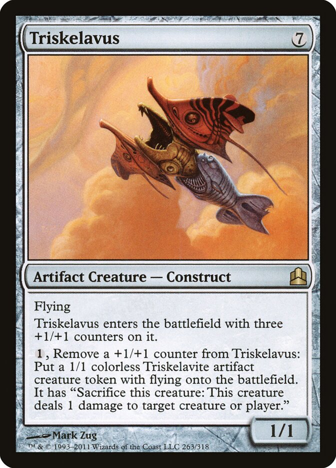 Triskelavus card front