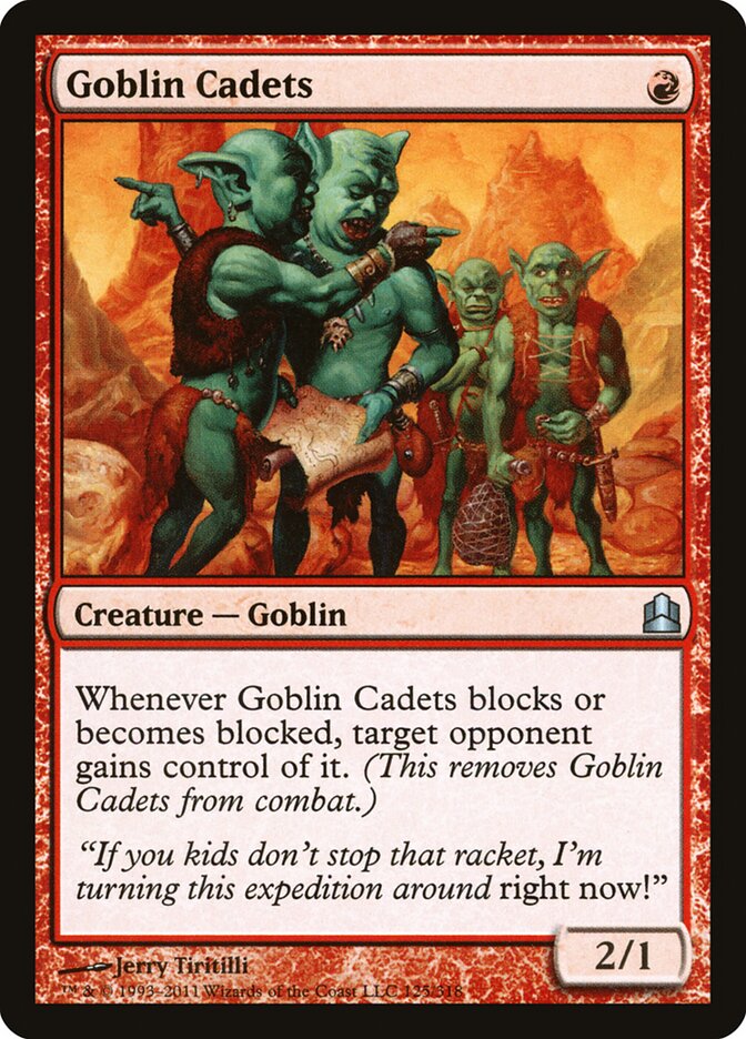 Goblin Cadets card front