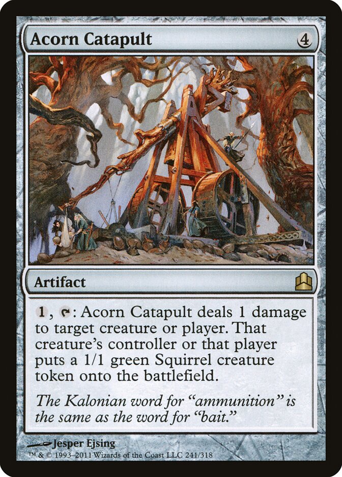 Acorn Catapult card front