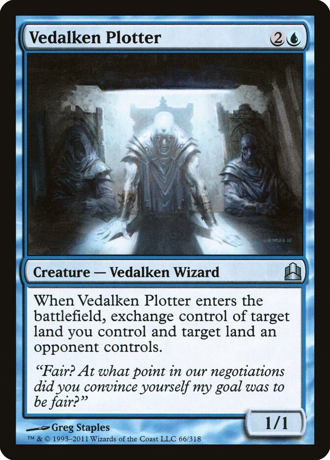Vedalken Plotter card front