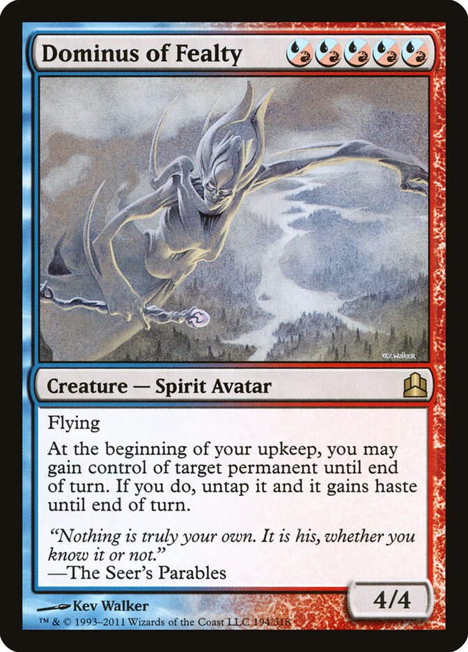 Dominus of Fealty card front