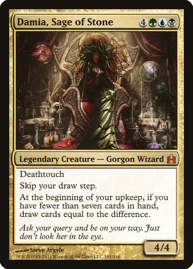 Damia, Sage of Stone card front