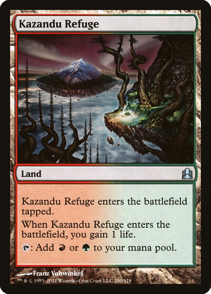 Kazandu Refuge card front