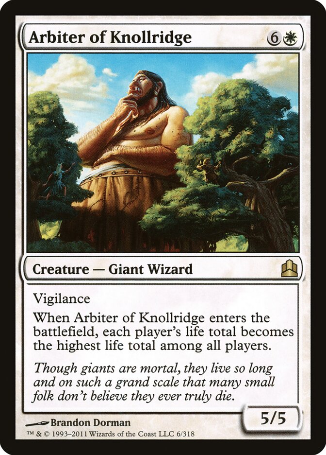 Arbiter of Knollridge card front