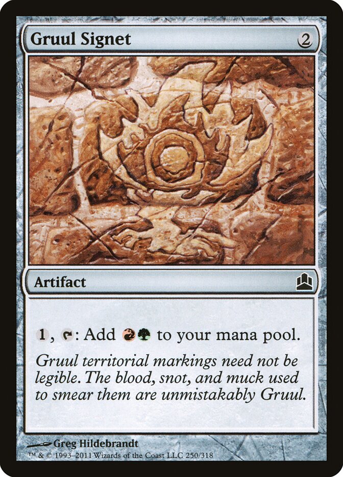 Gruul Signet card front