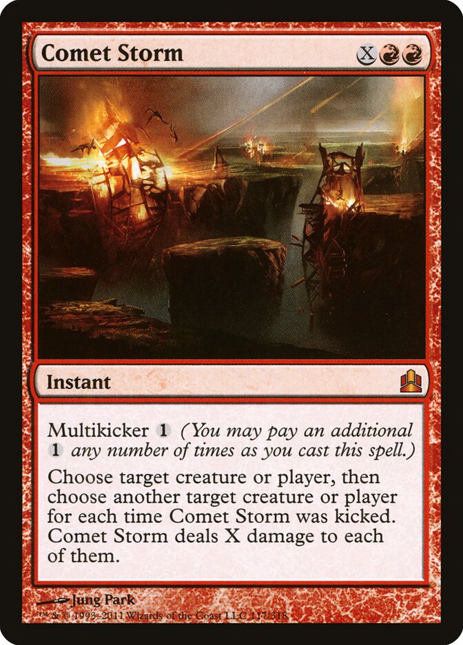 Comet Storm card front