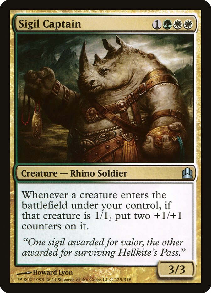 Sigil Captain card front