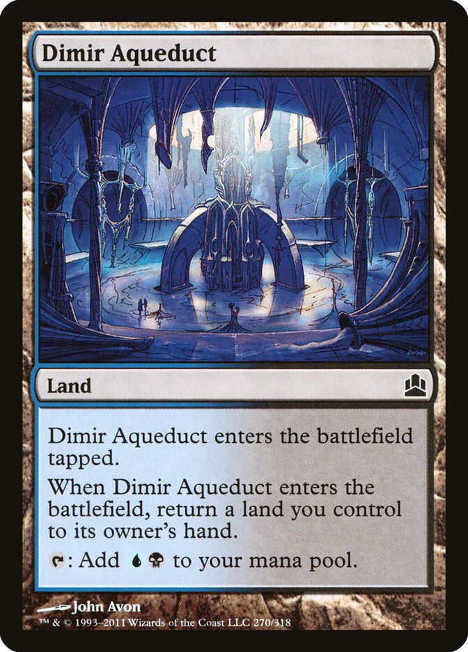 Dimir Aqueduct card front