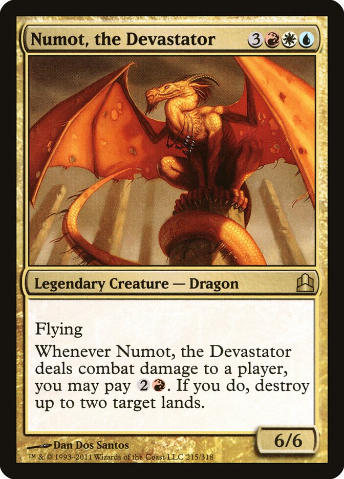 Numot, the Devastator card front
