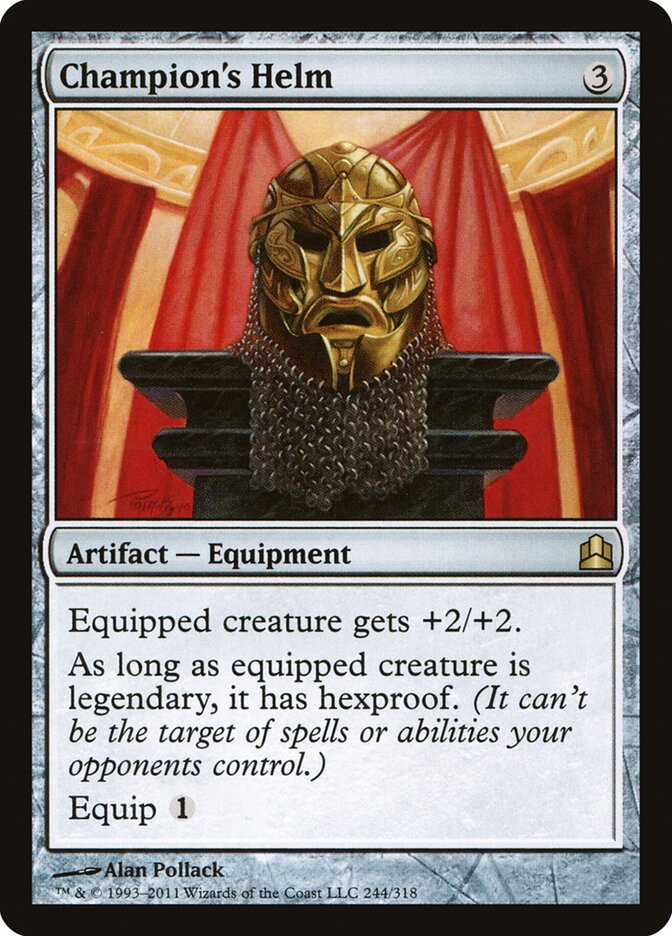Champion's Helm card front