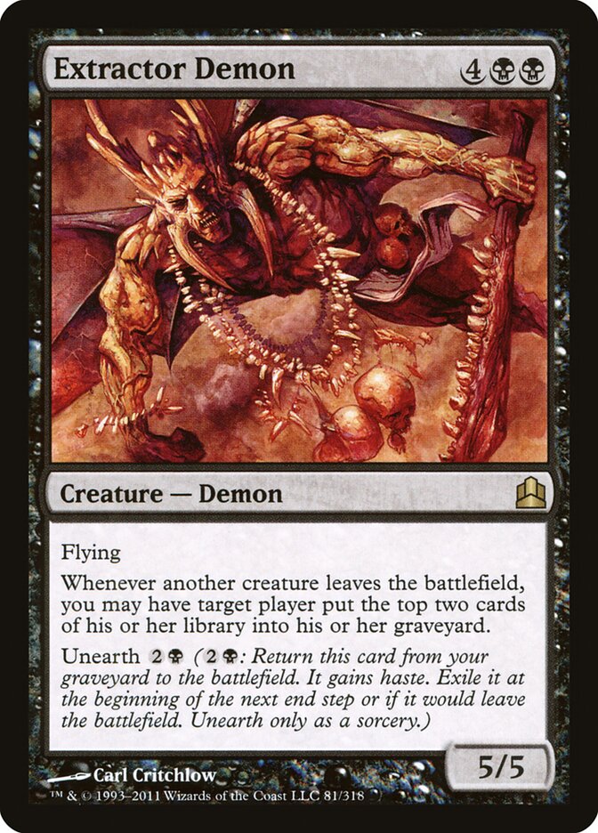 Extractor Demon card front