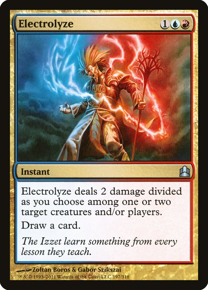 Electrolyze card front