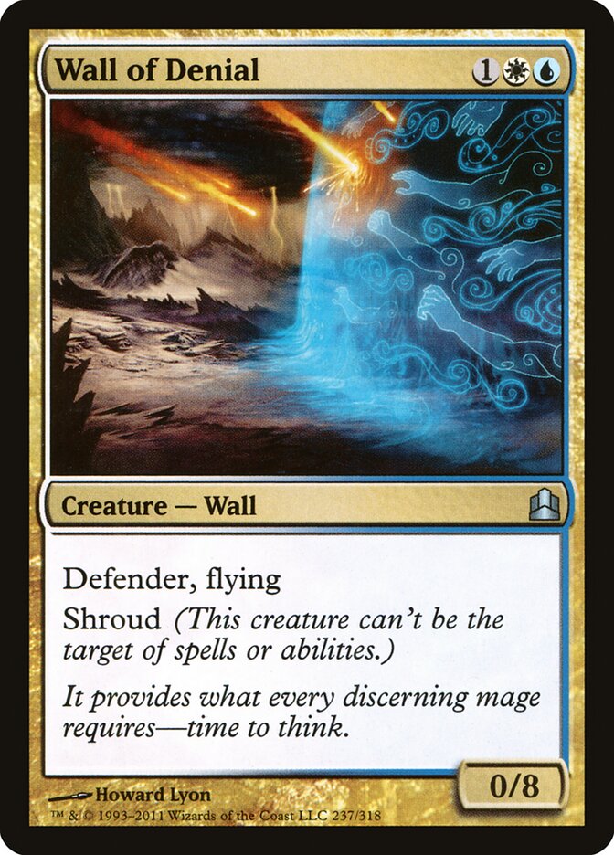 Wall of Denial card front