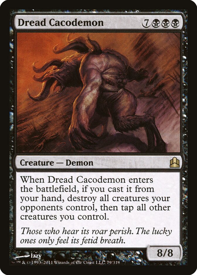 Dread Cacodemon card front