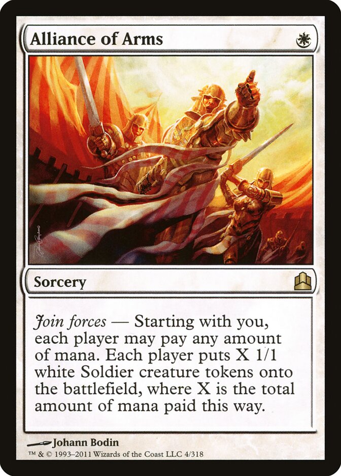 Alliance of Arms card front