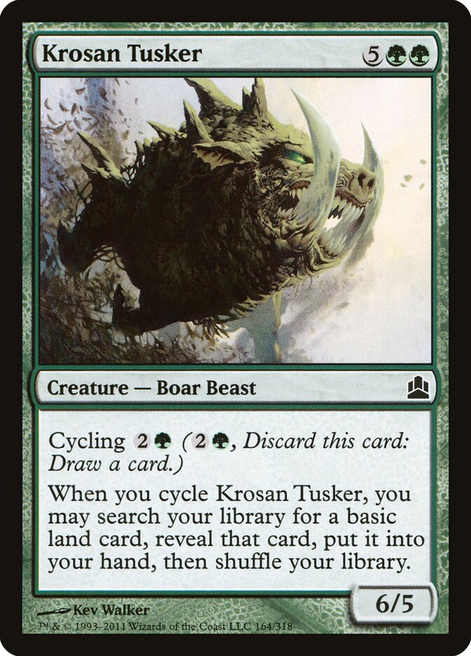 Krosan Tusker card front