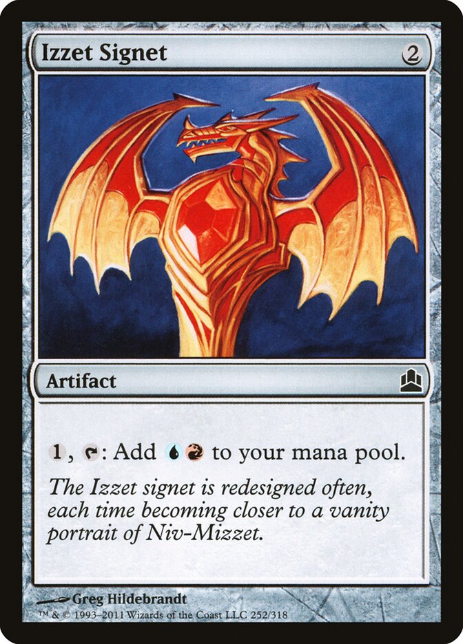 Izzet Signet card front