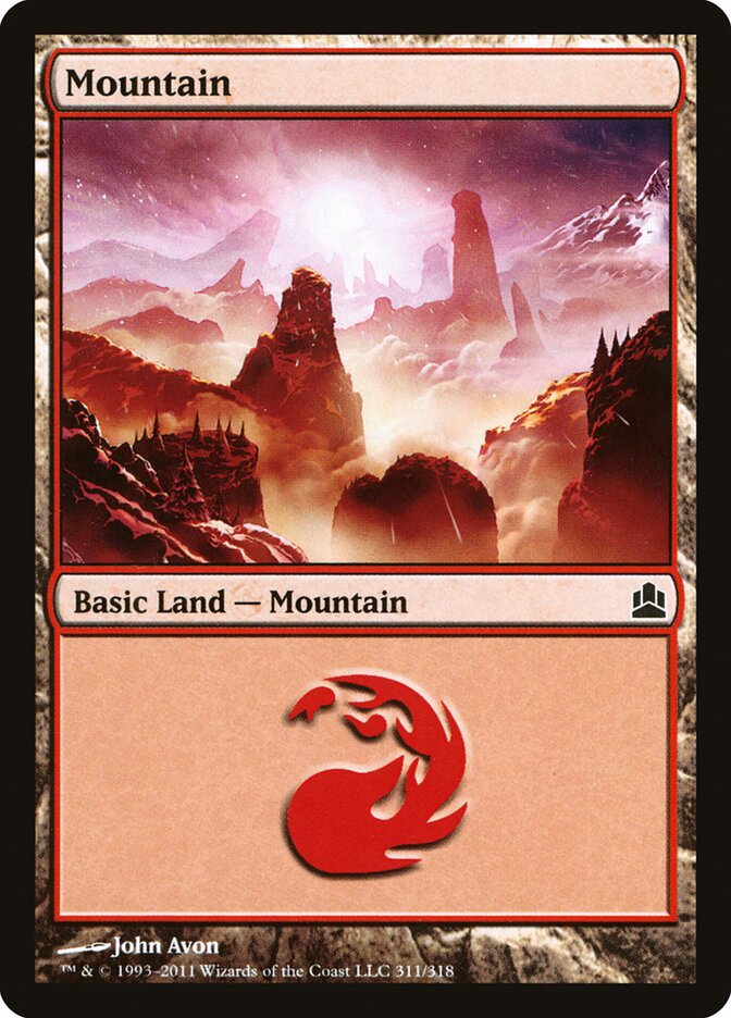 Mountain card front