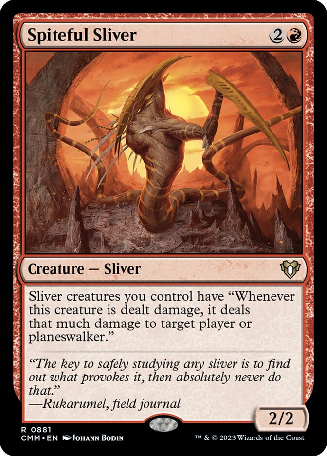 Spiteful Sliver card front