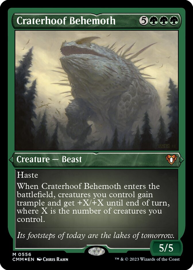 Craterhoof Behemoth card front