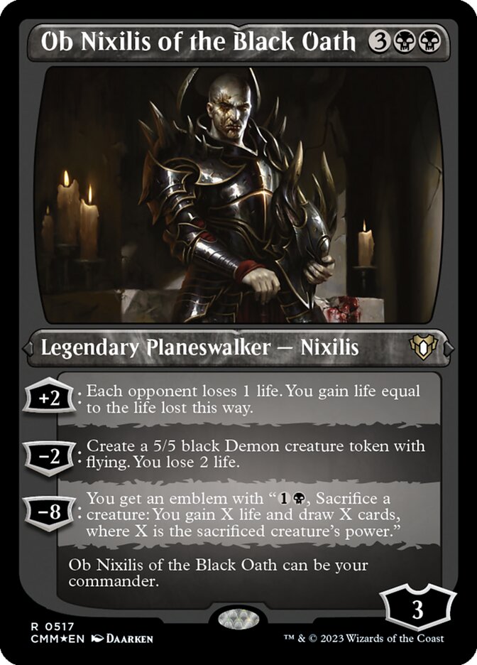 Ob Nixilis of the Black Oath card front