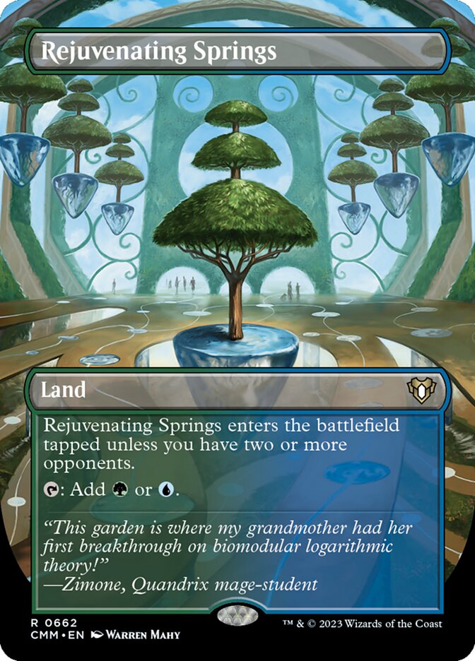 Rejuvenating Springs card front