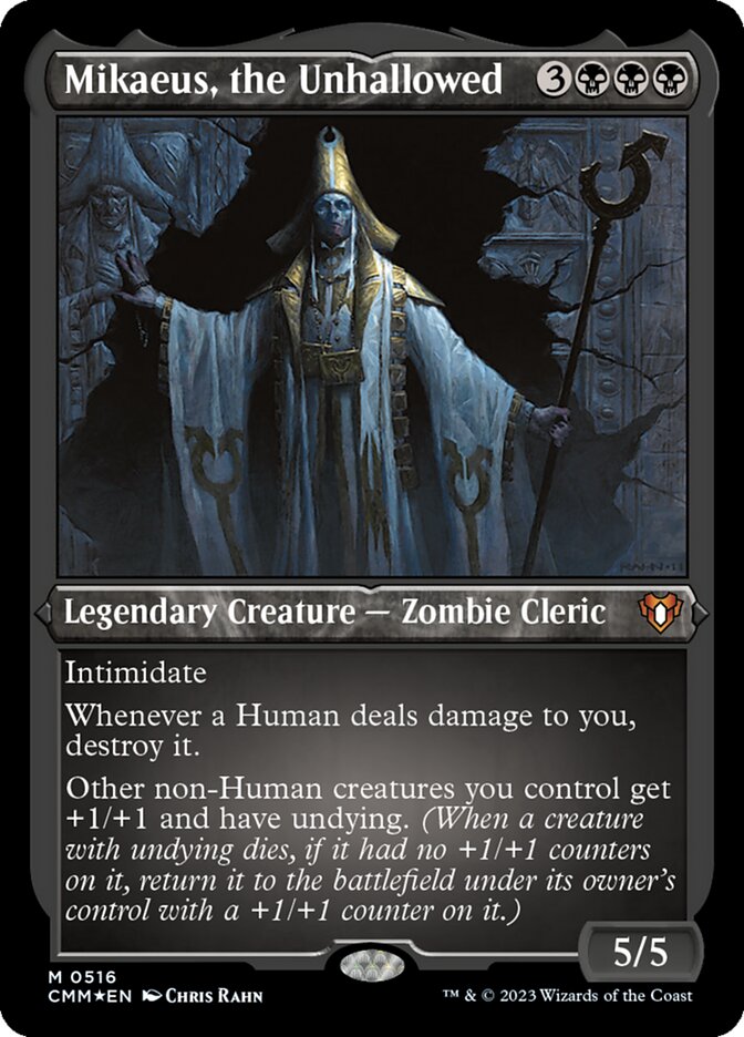 Mikaeus, the Unhallowed card front