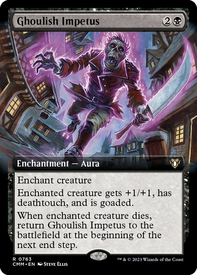 Ghoulish Impetus card front