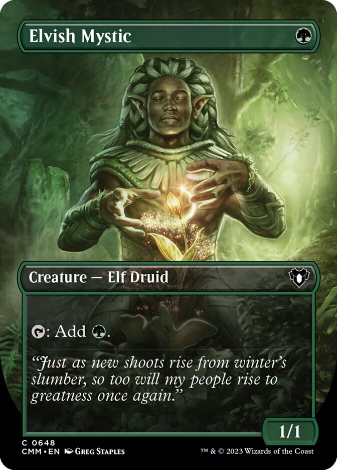 Elvish Mystic card front