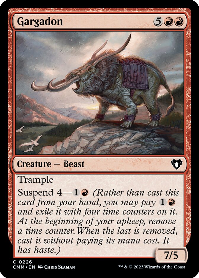 Gargadon card front