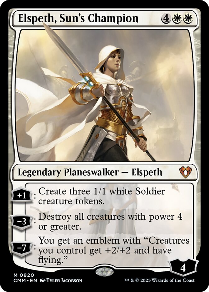 Elspeth, Sun's Champion card front